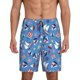 thumbnail image 1 of Fotbe Colorful Sailing Ship Pantalones Cortos de Pijama para Hombre, Ropa de Dormir, Pantalones de Pijama Cortos para Hombre-Large, 1 of 6