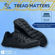 Shoes For Crews Endurance II, Men's Slip Resistant Work Shoes, Water Resistant, Black