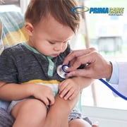 Primacare Stainless Steel Classic Stethoscope | Black Stethoscope with Dual-Head Chestpiece, No-Chill Rings & Ultra-Soft Ear tips Premium Medical Supplies for Doctors, Nurses, Students, 30 Inches
