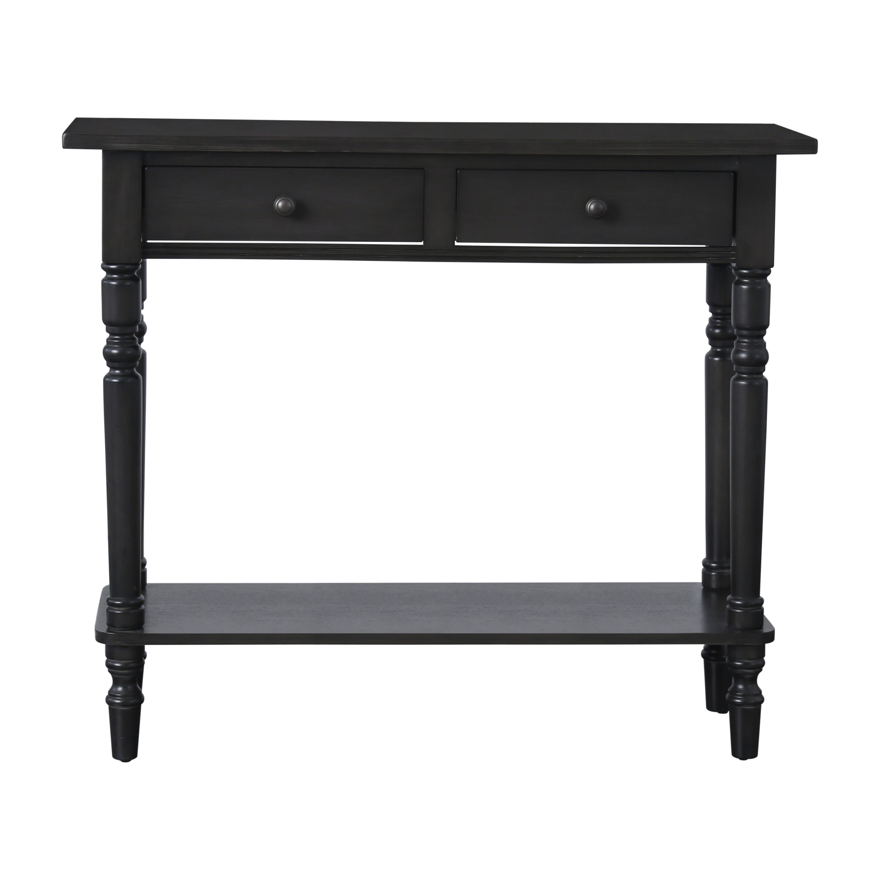 Furniture of America Humphry Sofa Console Table in Gray Wood Finish