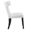 thumbnail image 3 of Modway Curve Fabric Dining Chair in White, 3 of 8