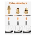 thumbnail image 5 of Kit de Adaptador Schrader VáLvula Presta para Bicicleta, Agujas Bomba Bola, NeumáTico Bicicleta LatóN, 5 of 5