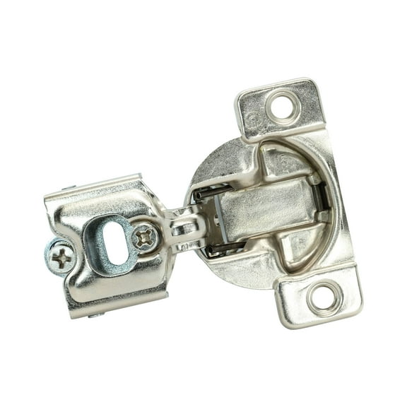 2 Pack Grass 04396-15 TEC 864 Hinge, Wrap Mount 108 Degree, 1/4" Overlay, Screw-on Self Close, 45mm Boring Pattern