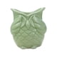 thumbnail image 3 of Maceta con forma de búho, bonita maceta de cerámica decorativa, maceta de búho para Sin mirada verde, 3 of 9