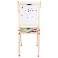 thumbnail image 4 of Caballete de dibujo de doble cara para niños, juego de accesorios de pizarra blanca ajustable en altura, 4 of 8