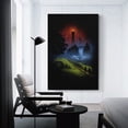 thumbnail image 3 of Lord of The Rings Vintage Art Travel Poster (7) Wall Art Poster Gifts Bedroom Prints Home Decor Hanging Picture Canvas Painting Posters 12x18inch(30x45cm), 3 of 6