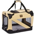 thumbnail image 4 of Pet Life ® '360° Vista View' Zippered Soft Folding Collapsible Durable Metal Framed Pet Dog Crate House Carrier, 4 of 7