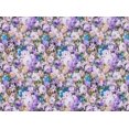 thumbnail image 2 of Zelouf Wild Flower On Shantung  , Sewing, DIY, Crafts Fabric by the Yard, Lavender Bouque, 20 Yard, 2 of 2