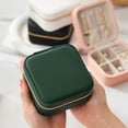 thumbnail image 4 of Caja de almacenamiento de joyas portátil para viajes, caja de almacenamiento de aretes, anillos, joyas, mini caja de almacenamiento de joyas, 4 of 6