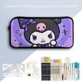 thumbnail image 3 of Custom Kuromi Stationery bag pencil case cosmetic bag storage bag multi-function large capacity fashionable durable gift unisex birthday gift holiday gift, 3 of 4