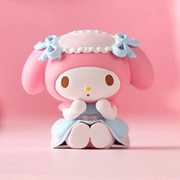 Sanrio-caja ciega Kuromi, pijamas My Melody, personajes de corazón, regalo sorpresa, muñeca Kawaii, decoración bonita para habitación, juguetes para niños, caja misteriosa