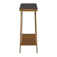 thumbnail image 6 of DecMode 34" x 44" Gold Metal Modern Console Table, 6 of 8