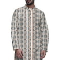 thumbnail image 4 of Atasi Printed Designer Rayon Button Down Casual Kurta With Pajama For Men, 4 of 4