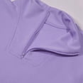 thumbnail image 6 of Women's Casual Tracksuit Outfit 2 Piece Matching Set Sleeveless Half Zip Polo Shirt and Wrap Skort Athletic Lounge Outfits Purple, 6 of 9