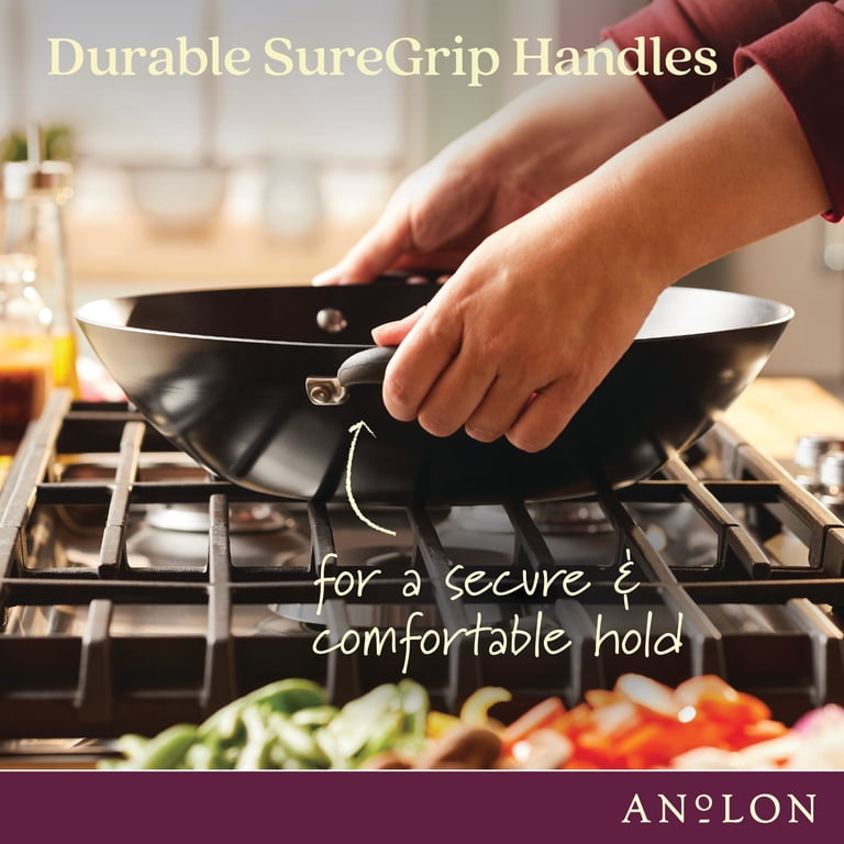 Anolon Advanced Home 14-Inch Nonstick Wok, Black photo 5