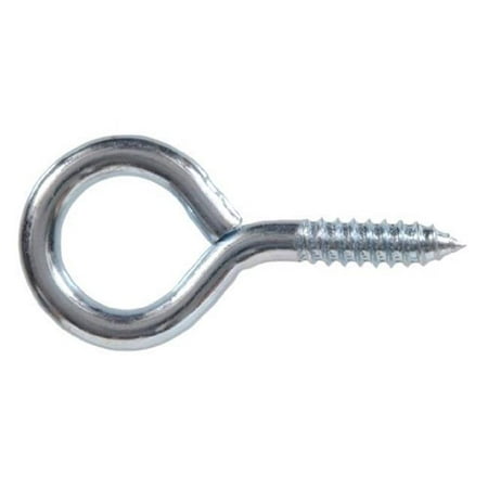 

Hillman Group 320054 Medium Zinc Screw Eyes 0.080 x 0.93 in. - Pack of 100