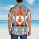 thumbnail image 4 of Fotbe Hello Fall Gnomes Camisa Hawaiana para Hombre Unisex – Camisa Casual de Verano con Botones de Manga Corta de Algodón y Lino,XX-Large, 4 of 7