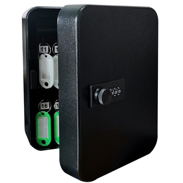 Caja de seguridad con llave Onwillbox montada en la pared con cerradura de combinación