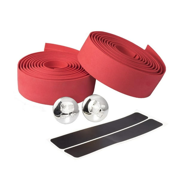 Ruifaya Cinta para manillar de bicicleta de carretera, cinta para manillar abatible para bicicletas Fixie, tapón de manillar de camuflaje con
