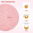 thumbnail image 3 of Fluffy Soft Round Rugs for Bedroom Living Room, Pink Shaggy Area Rugs 5 x 5 Feet faux fur, Carpet for s Room, Throw Circle Rug for Room, Fuzzy Plush Rug for Dorm, 3 of 7