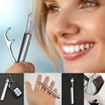 thumbnail image 6 of ACDANC 2026 New Stainless Steel Toothpick Set 5/7/9 Pcs Reusable Metal Toothpicks Cleaning Kit with Holder Stains Remover Dental Tool Teeth Cleaning Tools for Outdoor Picnic Camping Traveling (7Pcs), 6 of 7