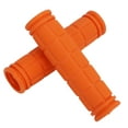 thumbnail image 6 of Orange Rubber Bicycle Handle Grips - Anti-Slip Handlebar Grips for Mountain, Road, and Urban Bikes, 6 of 8