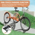 thumbnail image 2 of Lilypelle Adult Tricycles 7 Speed 20/24/26 Inch Three Wheel Bike Cruiser Trike with Low-Step Through Frame/Large Basket for Men, Women, Seniors, 2 of 16