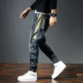 thumbnail image 3 of Pantalones vaqueros elásticos para hombre, pantalones vaqueros elásticos para primavera y otoño, moda coreana, estilo coreano barato, algodón suave 2024, 3 of 5