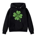 thumbnail image 4 of SXcggal Girl's And Boy's St Patricks Day Hoodie Long Sleeve Soft Sweatshirt Graphic Hoody Kids Cute Pullovers Top Clothes Leisure Fashionable Handsome Baby Tops, 4 of 4