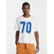 No Boundaries Pride Boxy Fit Cropped Tee with Short Sleeves, Men's Sizes XS-5XL
