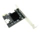thumbnail image 3 of Adaptador PCIe de tarjeta de expansión para PC de 4 puertos PCI-E a Mini SAS 8087 de 6 Gbps SATA3.0, 3 of 5