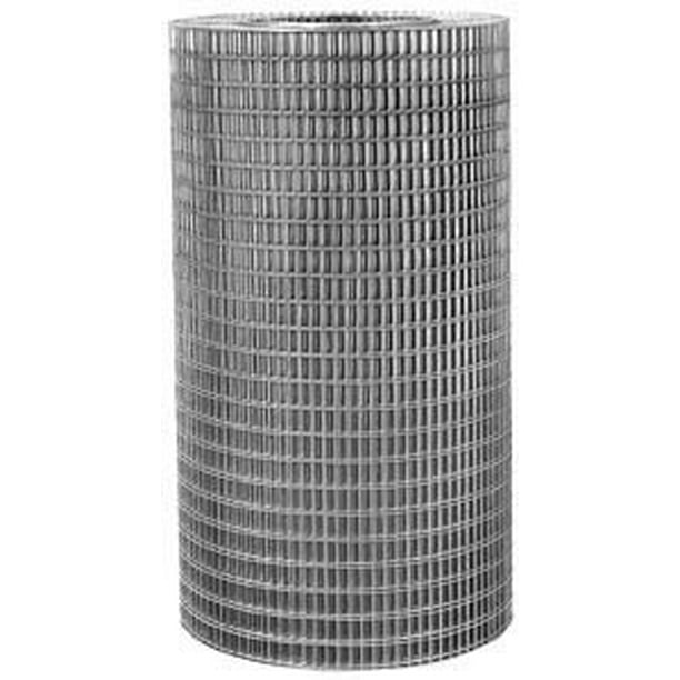 1/2 Inch x 1 Inch Mesh 16 Gauge Galvanized Welded Cage Wire Fence 36