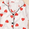 thumbnail image 6 of ZyeKqe Toddler Baby Boys Girl Summer Clothes Long Sleeve Button down Shirts Elastic Waisted Shorts Lounge Sets, 6 of 9