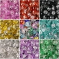 thumbnail image 2 of U8MO 50pcs Round 10mm Crackle Glass Crystal Loose Beads lot for Jewelry Making-Deep Blue, 2 of 5