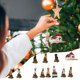 thumbnail image 3 of TQEHS Colgante de estantería con forma de árbol de Navidad, adorno navideño con forma de perro, colgante ☆λ I5K6, 3 of 6