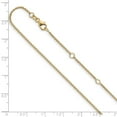 thumbnail image 2 of FJC Finejewelers 10 kt Yellow Gold Round Cable 1in+1in Adjustable Chain 26 Inches x 1.4 mm, 2 of 5