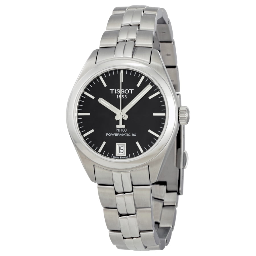 Tissot PR 100 Automatic Black Dial Ladies Watch T1012071105100