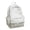 White, variant on 1 Pc 16.93"x11.81" Polka Dot Backpack, Cute Kawaii Bookbag with Lace Trim, Lightweight Aesthetic Teen Daypack, Yellow