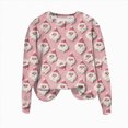 thumbnail image 5 of Towmus Christmas Sweatshirt Women Funny Christmas Pullover Xmas Santa Prints Long Sleeve Tops, 5 of 6