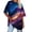 Purple4, variant on Wang6 Womens Short Sleeve Graphic Tshirts Shirts Trendy Plus Size Tie Dye Printed Long Tops Causal Crew Neck Loose Fit Tees Purple4 XL