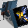 thumbnail image 4 of Funda KeziHome de piel auténtica tipo cartera para Galaxy Z Fold 4 5G, 4 of 7