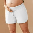 thumbnail image 2 of BLVB Womens Casual Shorts Ealstic Waisted Fashion Beach Shorts Cute Comfy Solid Color Summer Lounge Shorts, 2 of 6