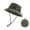 Armygreen, variant on TOPTIE Packable Boonie Sun Hat for Men & Women Waterproof, Wide Brim Hat with Mesh Panels, Detachable Chin Strap & Carry Bag-Orange