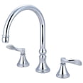 thumbnail image 2 of Kingston Brass Nu French Two Handle Roman Tub Filler, 2 of 4