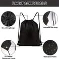 thumbnail image 4 of Mochila con Cordón, 10 Colores, Bolsas con Cordón, Mochila con Cordón, Bolsas con Cordón para Gimnasio, Viajes, Natación, Playa,, 4 of 6