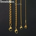 thumbnail image 4 of Wholesale Lots Gold Stainless Steel Box Chain Necklace Hot Sell High Quality, 4 of 8