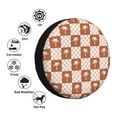 thumbnail image 4 of Vsdgher Brown Palms for Spare Tire Cover, Tire Wheel Protector Wheel Cover Fit for Truck,Trailer,RV,SUV,Camper and Most Vehicle-14 inch, 4 of 6