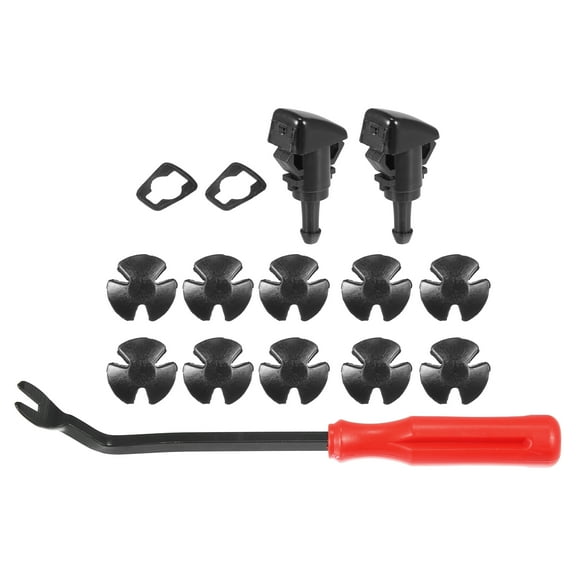 Unique Bargains 13 Pcs Front Windshield Wiper Washer Nozzle Spray Jet Kit 5303833AA for Dodge Grand Caravan 2008-2017