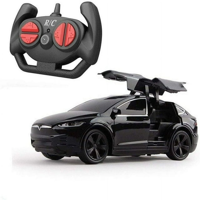 Voiture Télécommandée Dynamique Voiture Télécommandée à 4 Canaux avec Phare Drift Voiture de Sport Rechargeable Puissance Élevée Télécommande Sans Fil pour Enfants Course