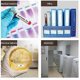 thumbnail image 2 of 8 pcs Letratag Refills Label Tape Label Printer For 91331 4m X 12mm Label Printer For Label Printer, 2 of 5